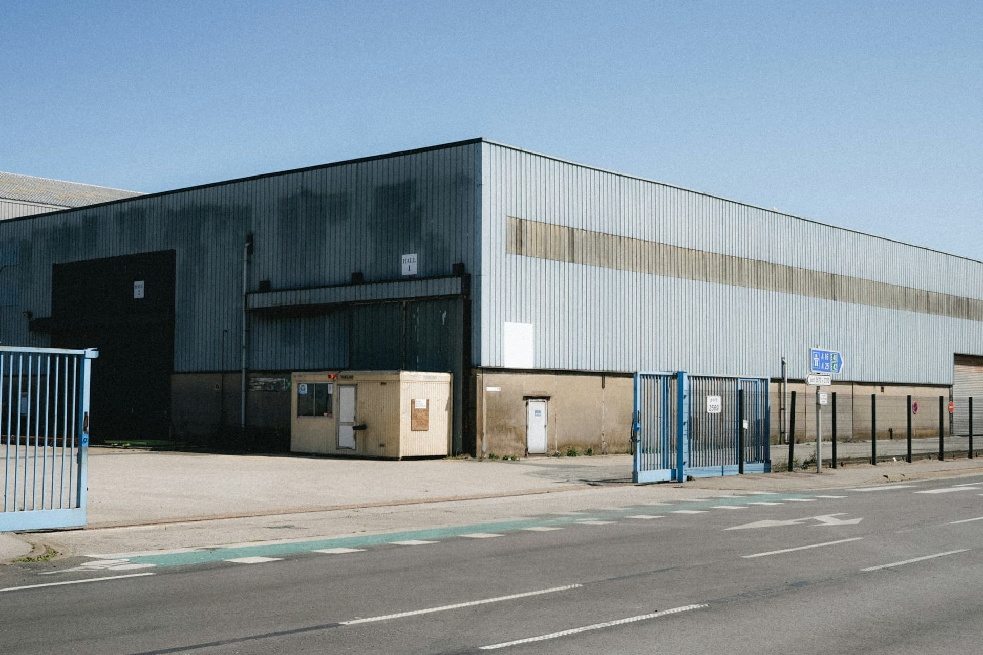 ETS Erbil operating base — warehouse and yard frontage