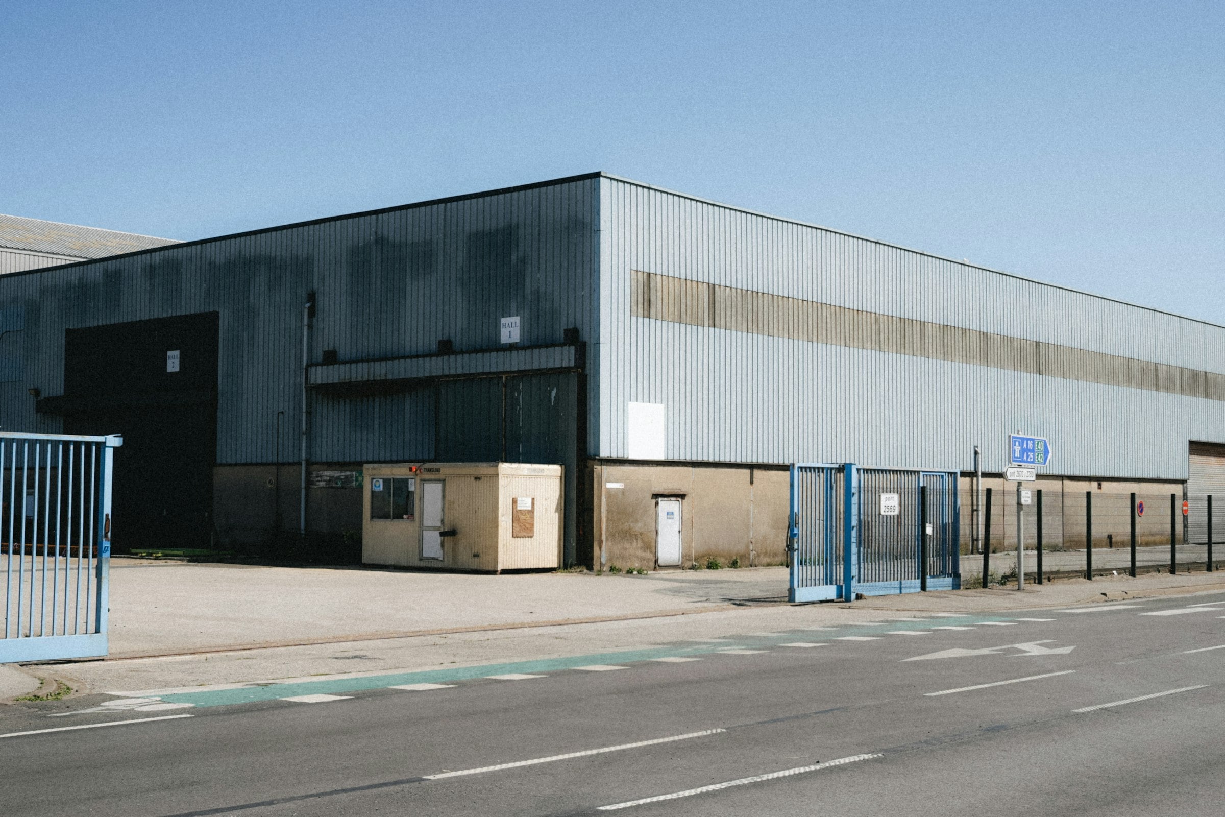 ETS Erbil operating base — warehouse and yard frontage