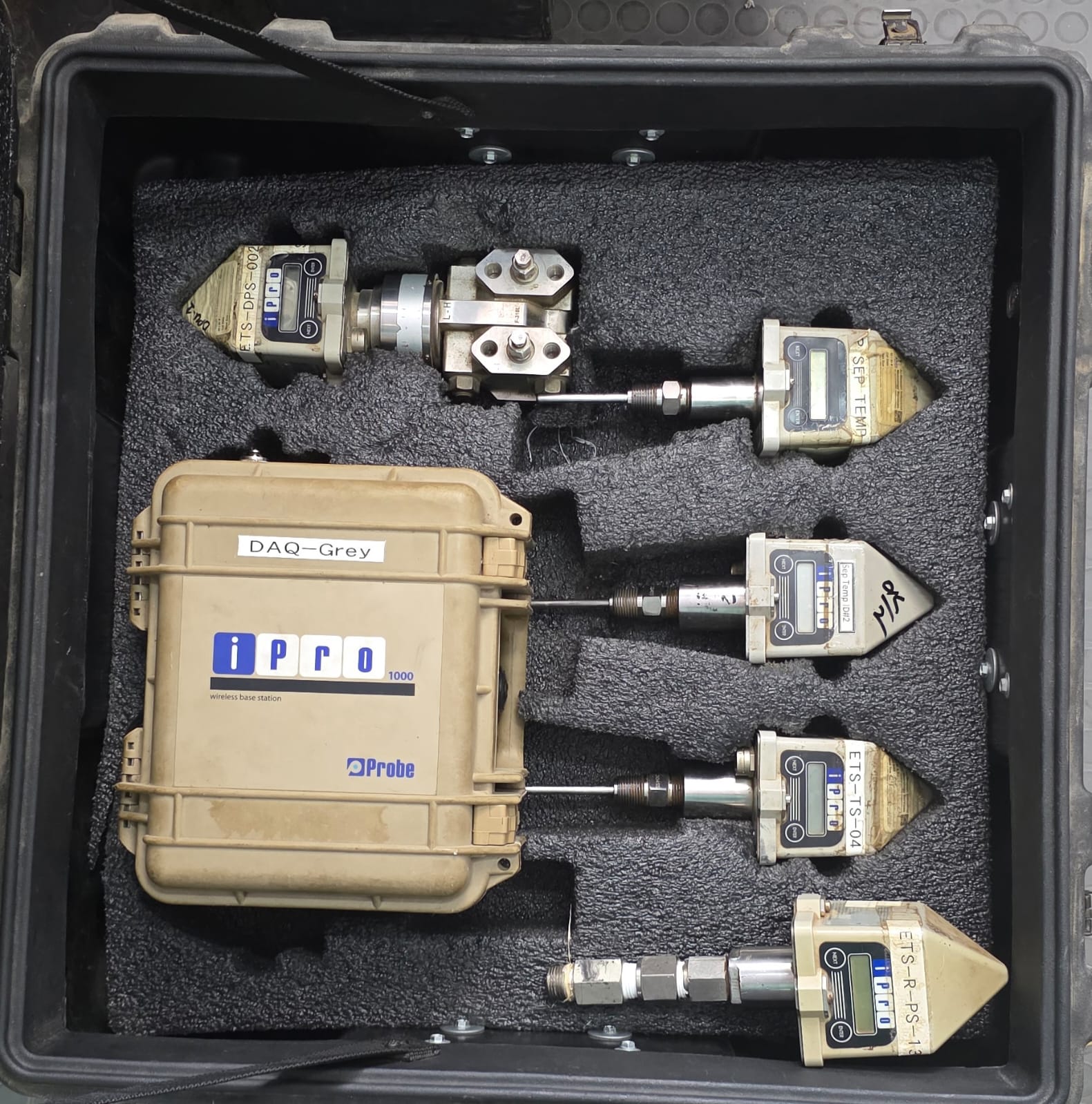 Surface data acquisition iProbe kit with rugged DAQ unit and probes